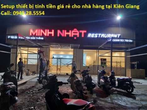 Full bộ cảm ứng giá rẻ cho nhà hàng tại Kiên Giang dùng để tính tiền