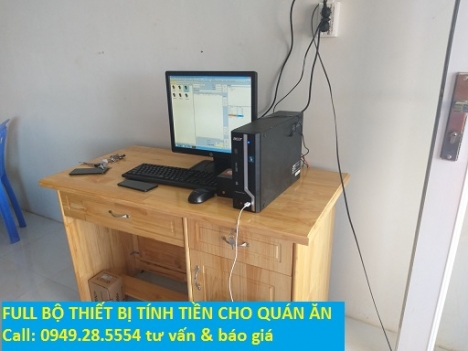 Quán ăn tại trạm dừng chân Kiên Giang lắp đặt combo thiết bị tính tiền giá rẻ