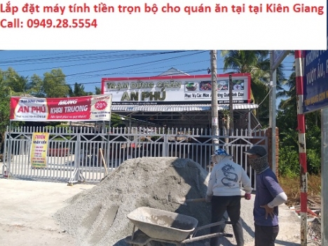 Quán ăn tại trạm dừng chân Kiên Giang lắp đặt combo thiết bị tính tiền giá rẻ