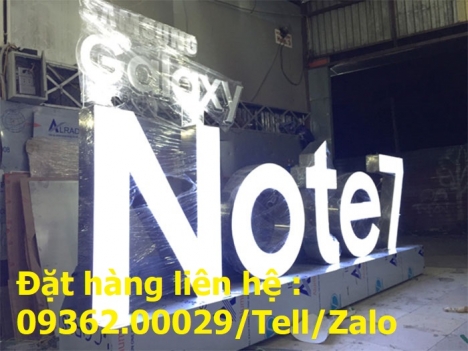 Chữ nổi mica Đài Loan cực kỳ ấn tượng