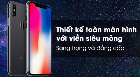 Siêu khuyến mãi iPhone X tại Dĩ An