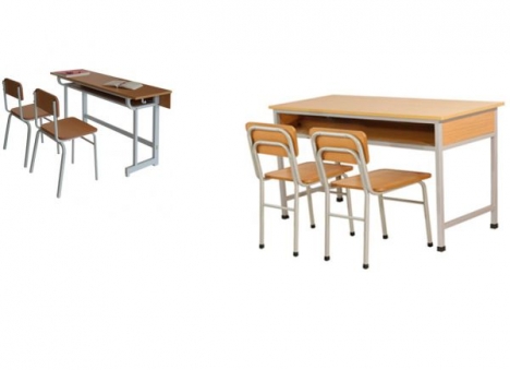 Bàn giáo viên đạt chuẩn giáo dục và Bộ y tế.
