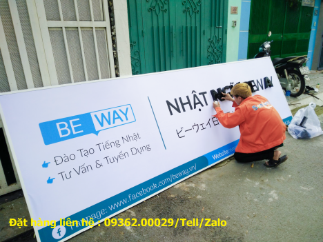 Chữ nổi mica Đài Loan cực kỳ ấn tượng