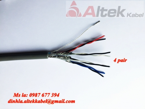 Phân phối cáp tín hiệu vặn xoắn theo cặp- Cáp tín hiệu vặn xoắn AWG