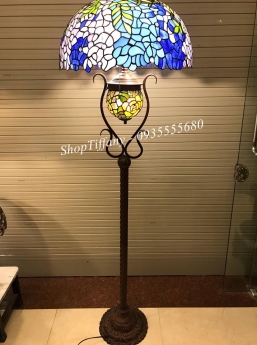 Đèn cây Tiffany hoa đậu