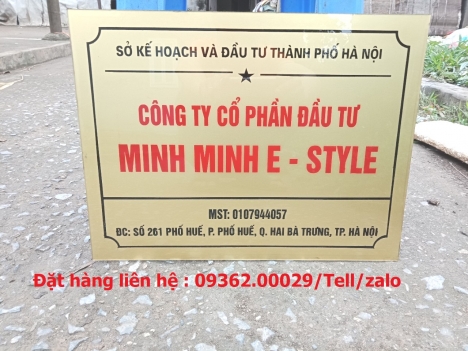 Khẳng định đẳng cấp với biển số nhà mica tuyệt đẹp
