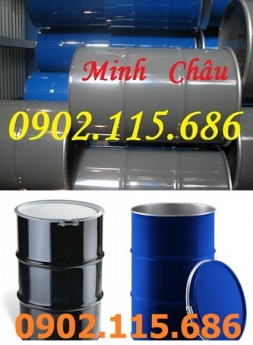 Thùng phuy sắt 220L đựng hóa chất, thùng phuy sắt 220L đựng xăng dầu, thùng phuy sắt 220L đựng dung