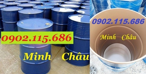 Thùng phuy sắt 220L đựng hóa chất, thùng phuy sắt 220L đựng xăng dầu, thùng phuy sắt 220L đựng dung