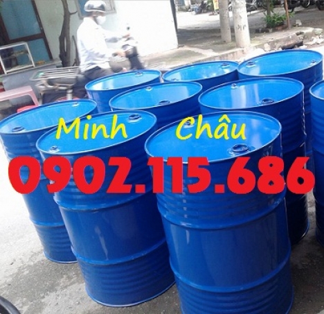 Thùng phuy sắt 220L đựng hóa chất, thùng phuy sắt 220L đựng xăng dầu, thùng phuy sắt 220L đựng dung