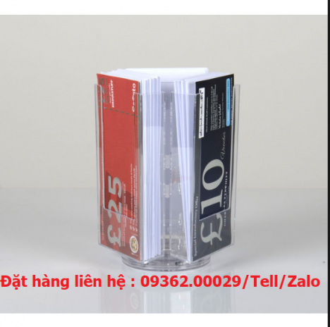 Kệ đựng tờ rơi bằng mica có thể quay tròn