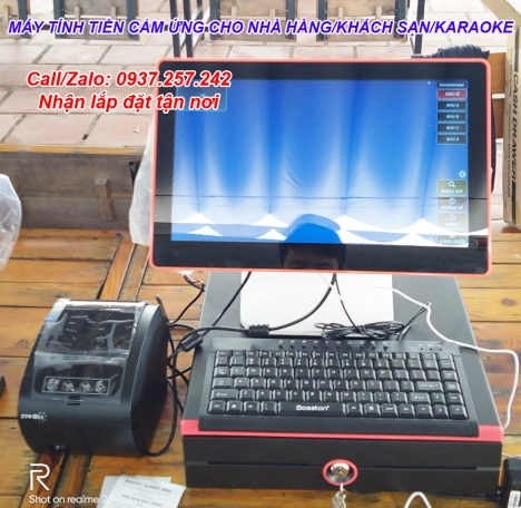 Bộ máy tính tiền cảm ứng cho nhà hàng, khách sạn tại Hưng Yên