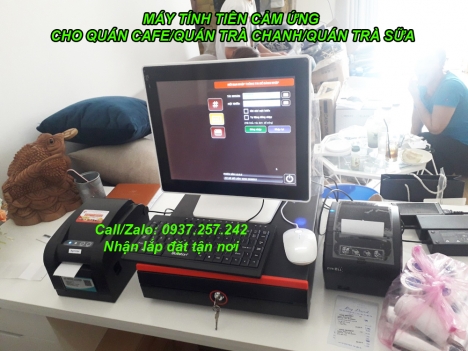 MÁY CẢM ỨNG TÍNH TIỀN QUÁN TRÀ SỮA TẠI HƯNG YÊN