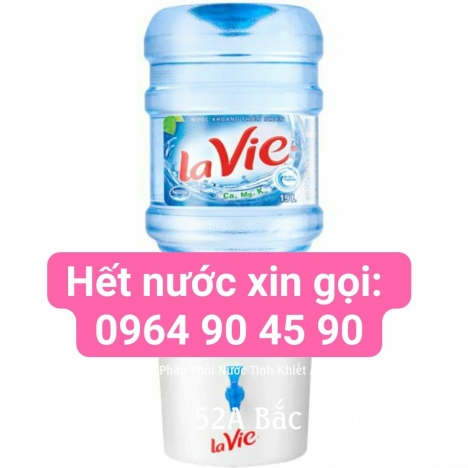 Nước khoáng Lavie bình 19 lít siêu khuyến mãi 45.000 đồng/bình năm 2020