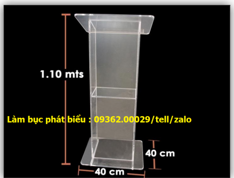 Tỏa sáng với bục phát biểu mica tuyệt đẹp
