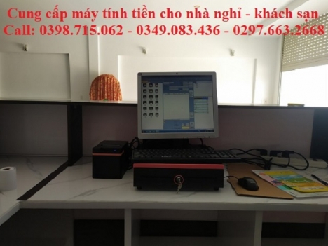 Trọn bộ máy tính tiền giá rẻ cho Khách Sạn, Nhà Nghỉ tại Rạch Gía 