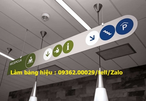 Biển chỉ dẫn mica siêu đẹp cho mọi không gian 