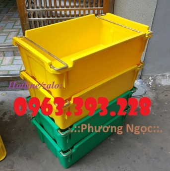Thùng nhựa có quai xách, hộp nhựa đựng hải sản