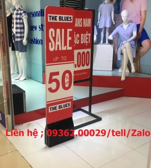 Standee mica các loại cho tất cả các ngành dịch vụ.