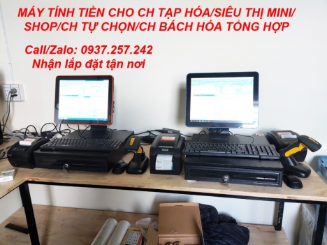 MÁY TÍNH TIỀN CHO SHOP, CỬA HÀNG TẠP HÓA TẠI CAO LÃNH