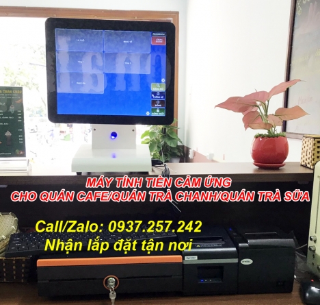 MÁY CẢM ỨNG TÍNH TIỀN QUÁN TRÀ SỮA TẠI CAO LÃNH