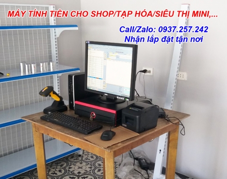 TRỌN BỘ MÁY TÍNH TIỀN CHO CỬA HÀNG TẠP HÓA TẠI CAO LÃNH