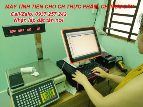 BỘ MÁY TÍNH TIỀN CỬA HÀNG THỰC PHẨM TẠI CAO LÃNH