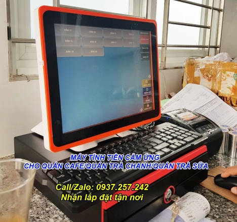 TRỌN BỘ MÁY TÍNH TIỀN CẢM ỨNG CHO QUÁN CAFE TẠI CAO LÃNH