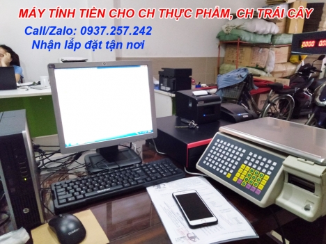 BỘ MÁY TÍNH TIỀN CỬA HÀNG THỰC PHẨM TẠI CAO LÃNH
