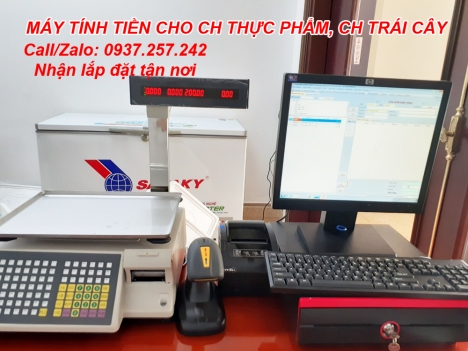 BỘ MÁY TÍNH TIỀN CỬA HÀNG THỰC PHẨM TẠI CAO LÃNH