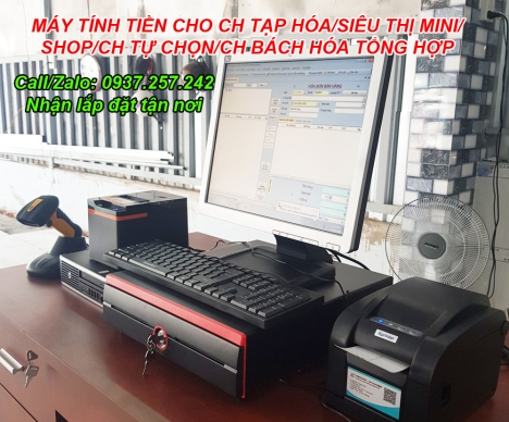 MÁY TÍNH TIỀN CHO SHOP, CỬA HÀNG TẠP HÓA TẠI CAO LÃNH