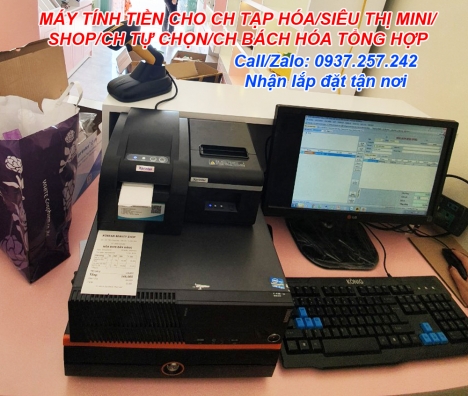 MÁY TÍNH TIỀN CHO SHOP, CỬA HÀNG TẠP HÓA TẠI CAO LÃNH