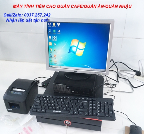 TRỌN BỘ MÁY TÍNH TIỀN CHO QUÁN ĂN, QUÁN NHẬU TẠI CAO LÃNH