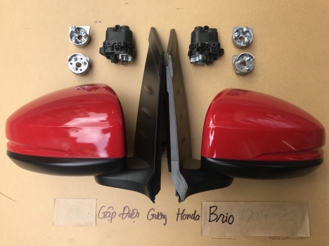Hot: Honda Brio - Gập gương điện với khung xương, motor zin
