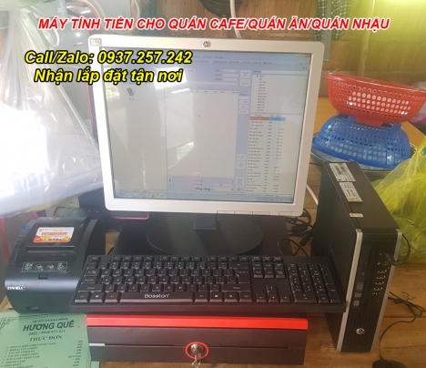 TRỌN BỘ MÁY TÍNH TIỀN CHO QUÁN ĂN, QUÁN NHẬU TẠI CAO LÃNH