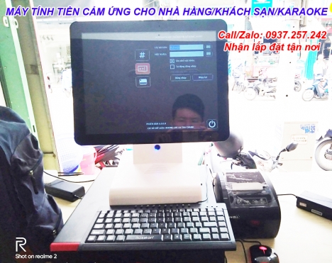 Bộ máy tính tiền cảm ứng cho nhà hàng, khách sạn tại Cao Lãnh
