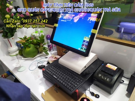 TRỌN BỘ MÁY TÍNH TIỀN CẢM ỨNG CHO QUÁN CAFE TẠI CAO LÃNH