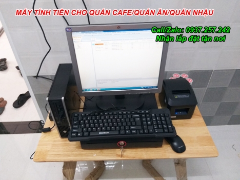TRỌN BỘ MÁY TÍNH TIỀN CHO QUÁN ĂN, QUÁN NHẬU TẠI CAO LÃNH
