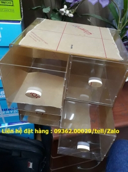 Kệ đựng mỹ phẩm mica Đài Loan tuyệt đẹp