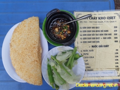 Quán Cơm Cháy Kho Quẹt Ngon Quận 4