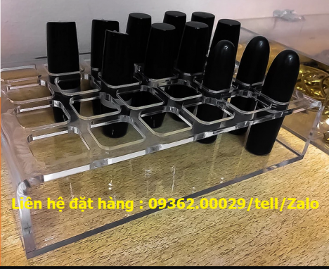 Kệ đựng mỹ phẩm mica Đài Loan tuyệt đẹp