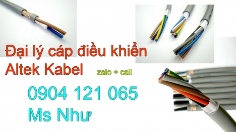 Nhập khẩu và phân phối toàn quốc cáp điều khiển altek kabel