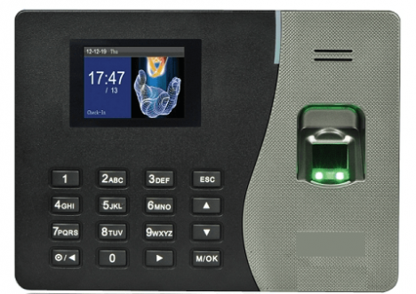 máy chấm công vân tay giá rẻ K14, tặng phần mềm tiếng việt