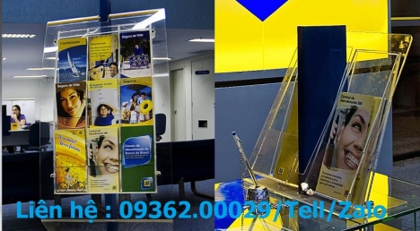 Kệ tài liệu mica vừa đẹp vừa tiện dụng vừa siêu rẻ