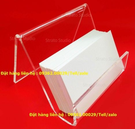 Cho cuộc sống ngăn nắp hơn với kệ đựng Card bằng mica Đài Loan