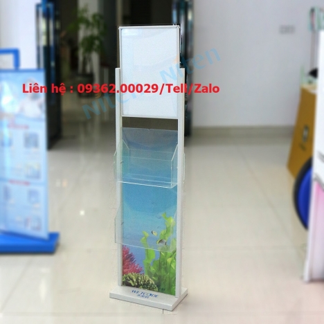 Kệ tài liệu mica vừa đẹp vừa tiện dụng vừa siêu rẻ