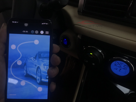 Vios lên đề nổ từ xa chống nóng với Start Stop Smartkey