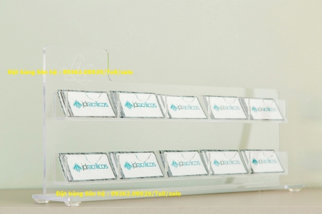 Cho cuộc sống ngăn nắp hơn với kệ đựng Card bằng mica Đài Loan