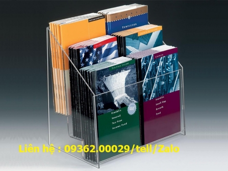 Kệ tài liệu mica vừa đẹp vừa tiện dụng vừa siêu rẻ