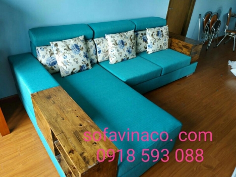 bọc lại ghế sofa bẩn cũ rách , thành mới sang trọng