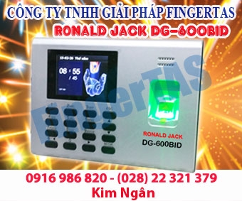 Máy chấm công vân tay DG600BID tích hợp pin lưu điện